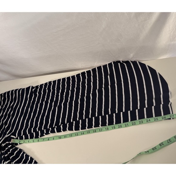 Maurices Women Wide Leg Jumpsuit Small  Beachy Nautical Striped Preppy NWT - Picture 11 of 14